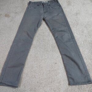 Patagonia Pants 32 x 34 Gray Organic Cotton Spandex Straight Performance Twill